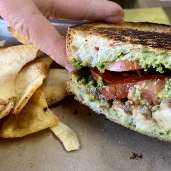 The Green Beautiful - Cáptese panini - Coffee & Tea Near Me - Manchester, New Hampshire