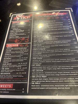 Menu photo 1 Slice Pizza & Brewhouse - Lakeview Birmingham, AL Menu photo 1 Slice Pizza & Brewhouse - Lakeview Birmingham, AL