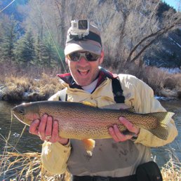 Got this beauty on a fall wade trip with Mike!