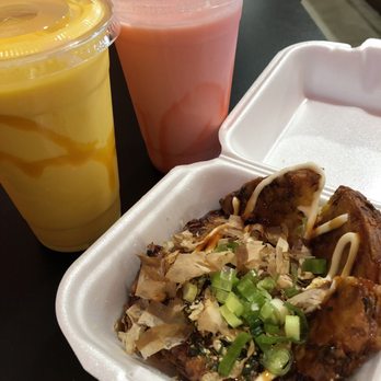 Riverside Food Lab - Okonomiyaki; mango and rose lassi - Food Court Near Me - Riverside, California Riverside Food Lab - Okonomiyaki; mango and rose lassi - Food Court Near Me - Riverside, California