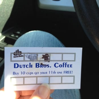 Dutch Bros Coffee - Stamp card! - Coffee & Tea Near Me - Mesa, Arizona Dutch Bros Coffee - Stamp card! - Coffee & Tea Near Me - Mesa, Arizona
