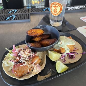 Wong's Tacos - Char Siu Pork Belly taco, Wong John Silver taco, and plantains - Tacos Near Me - Henrico, Virginia Wong's Tacos - Char Siu Pork Belly taco, Wong John Silver taco, and plantains - Tacos Near Me - Henrico, Virginia