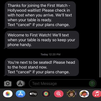 First Watch - If you click to view the whole photo, you will see where the time stamp says 10:30am. - Breakfast & Brunch Near Me - Hollywood, Florida