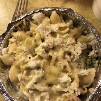 MAC’D - Goddess Sauce, Bacon, Broccoli, crab, and Parmesan cheese - New American Near Me - Portland, Oregon MAC’D - Goddess Sauce, Bacon, Broccoli, crab, and Parmesan cheese - New American Near Me - Portland, Oregon