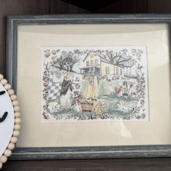 MCC Thrift Store - The Perfect wall decor for my dining room hutch.