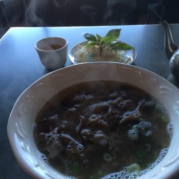 Pho Anh Sang - Large #36 - Pho with Briskets, Tendons and Ve Don - Vietnamese Near Me - St Albert, Alberta