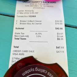 Uncle Danny's Backyard Barbecue - Well let's see what kind of review I'll leave