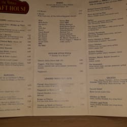 The Monaca Drafthouse - Here's their new menu, looks good...