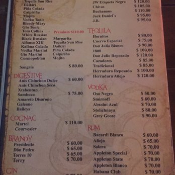 Langosteria Maya - Many drinks 2 - Seafood Near Me - Playa del Carmen, ROO Langosteria Maya - Many drinks 2 - Seafood Near Me - Playa del Carmen, ROO