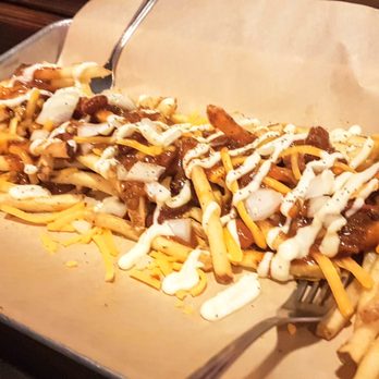 Bangers & Brews - Westside - Chili Cheese Fries ($7) - German Near Me - Bend, Oregon