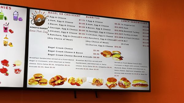 Menu photo 3 Sunrise Donuts & Bakery Whittier, CA