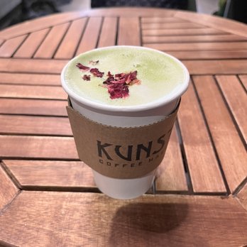 Kunst Coffee Haus - Matcha Rose Latte / hot 12oz - ice 16oz - Coffee & Tea Near Me - Bayside, New York Kunst Coffee Haus - Matcha Rose Latte / hot 12oz - ice 16oz - Coffee & Tea Near Me - Bayside, New York