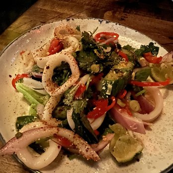 Reckless Noodle House - Lemongrass Larb with Squid - Noodles Near Me - Denver, Colorado