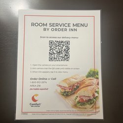 Comfort Inn & Suites Surprise Near Sun City West - Next time, I'll utilize this room service option.