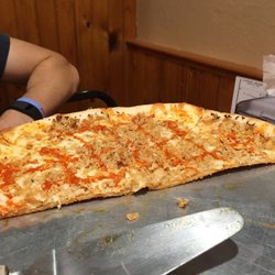 Pizza Time Saloon - Delicious buffalo chicken pizza!