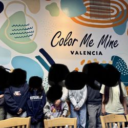 Color Me Mine - Celebrated a dear friend's birthday at Color Me Mine, Valencia.