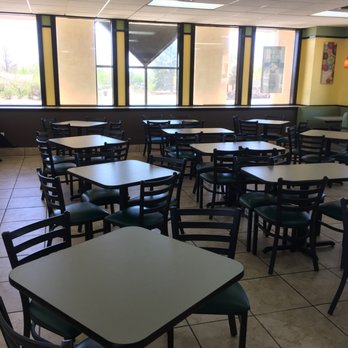 Arby's - empty tables and chairs in a restaurant - Fast Food Near Me - Rio Rancho, New Mexico