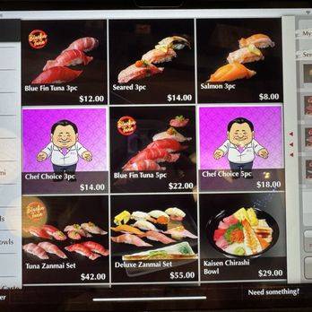 Sushi Zanmai - One of many menu screens on tablet in Dec 2025. All ordering done on tablet no matter where you sit. - Sushi Bars Near Me - Los Angeles, California