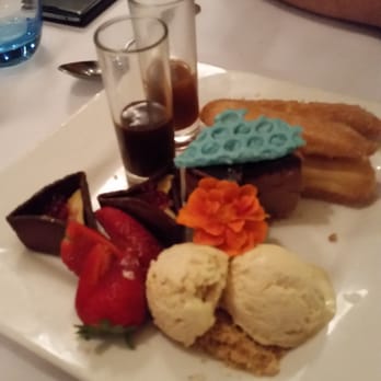 Restaurant 98 - Dessert taster plate for 2 - Seafood Near Me - Rockhampton, QLD