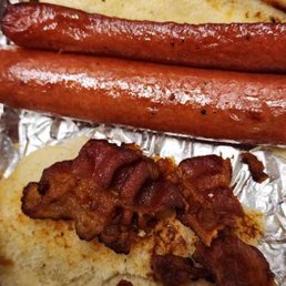 Bacon Cheese Dog - Where's the chees?!!!! Bacon Cheese Dog - Where's the chees?!!!!