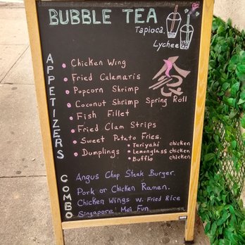 Star Cafe - Menu outside - Bubble Tea Near Me - Fresh Meadows, New York