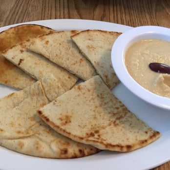 Olympic Cafe - Hummus and pita bread. Loved it. - Mediterranean Near Me - San Diego, California