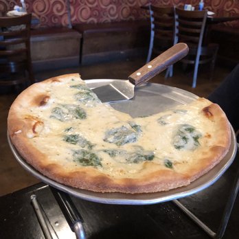 Original Napoli - Spinach Alfredo pizza. It was the best Alfredo pizza I've ever had! - Pizza Near Me - Houston, Texas Original Napoli - Spinach Alfredo pizza. It was the best Alfredo pizza I've ever had! - Pizza Near Me - Houston, Texas