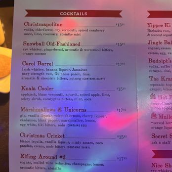 Apparition Room - Holiday menu - Speakeasies Near Me - Temecula, California Apparition Room - Holiday menu - Speakeasies Near Me - Temecula, California