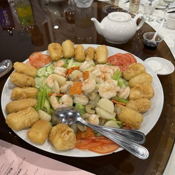 Emerald Chinese Cuisine - Sauteed Shrimp and Scallop with fried milk - Dim Sum Near Me - San Diego, California Emerald Chinese Cuisine - Sauteed Shrimp and Scallop with fried milk - Dim Sum Near Me - San Diego, California