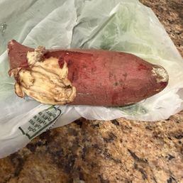 Organic Korean sweet potato.