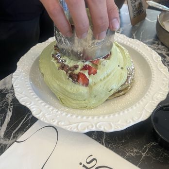 Whisper - Matcha pancakes - Breakfast & Brunch Near Me - San Mateo, California Whisper - Matcha pancakes - Breakfast & Brunch Near Me - San Mateo, California