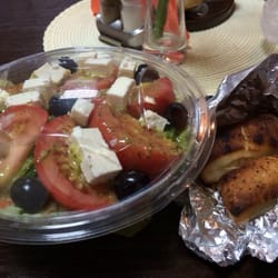Angelo Pizza & Restaurant - Greek salad to-go :)