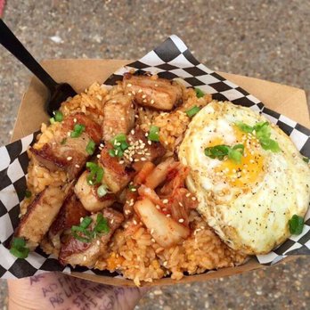 Wokker HTX - Pork belly fried rice - Asian Fusion Near Me - Houston, Texas Wokker HTX - Pork belly fried rice - Asian Fusion Near Me - Houston, Texas