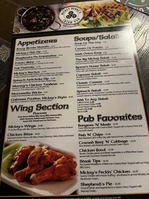 Menu photo 5 Mickey Byrne's Irish Pub Hollywood, FL