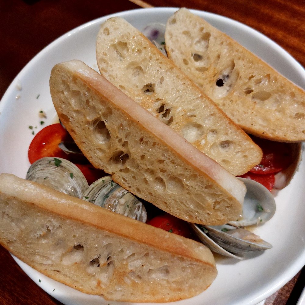1229 Shine - New England clams with crostini - Seafood Near Me - Myrtle Beach, South Carolina
