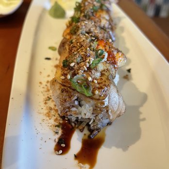 Okawa Japanese Restaurant - a sushi roll on a plate - Japanese Near Me - Antioch, California Okawa Japanese Restaurant - a sushi roll on a plate - Japanese Near Me - Antioch, California