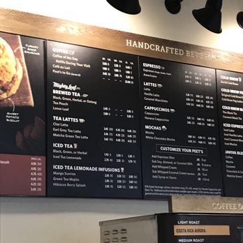 Peet's Coffee - Menu - Coffee & Tea Near Me - Chicago, Illinois
