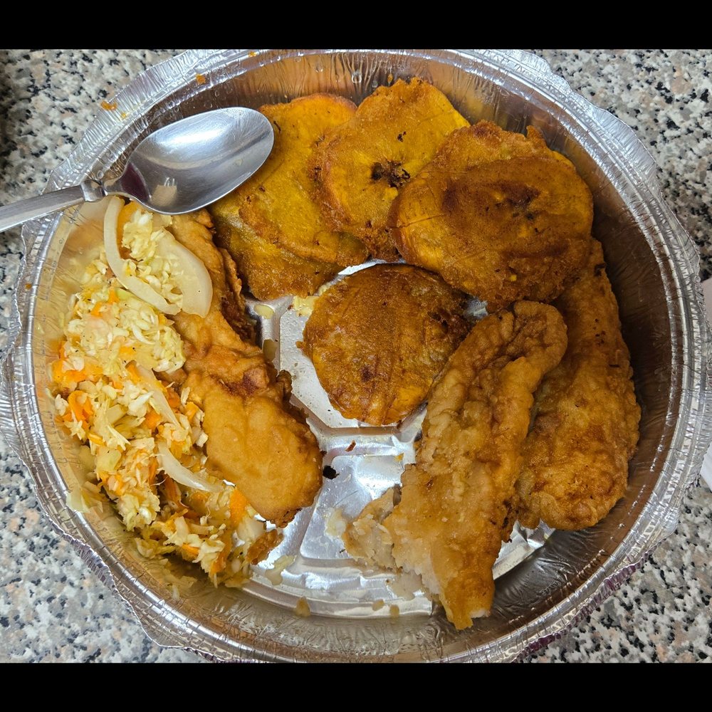 Ayida Let's Eat - Fried Fish with Pikliz - Haitian Near Me - Clifton, New Jersey