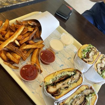 PACO Submarine - Lunch - two whalers and large fry - Sandwiches Near Me - New Smyrna Beach, Florida