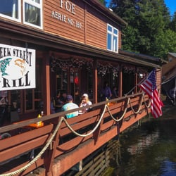 Creek Street Grill - Creek Street Grill in the Fraternal Order of Eagles Aerie on Creek Street.  With salmon running, the view is great.