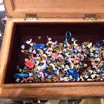 Fine Art Turkish Gallery - The owner let us choose a free little pin from this box. - Art Galleries Near Me - Carmel, California