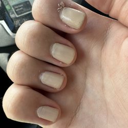 Diamond Nails & Spa - Cuticles and uneven edges