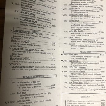 Thai Seafood - Menu - Thai Near Me - Webster, Texas Thai Seafood - Menu - Thai Near Me - Webster, Texas