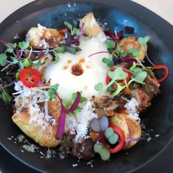 Perry St - Duck hash - New American Near Me - New York, New York Perry St - Duck hash - New American Near Me - New York, New York