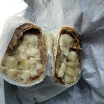 Tiger Lily Café - Banana peanut butter wrap - Cafes Near Me - Port Jefferson, New York