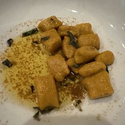 Pumpkin gnocchi