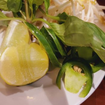 Pho 95's - Fresh lime, beans sprout, basil & jalapeños. - Vietnamese Near Me - Alexandria, Virginia Pho 95's - Fresh lime, beans sprout, basil & jalapeños. - Vietnamese Near Me - Alexandria, Virginia