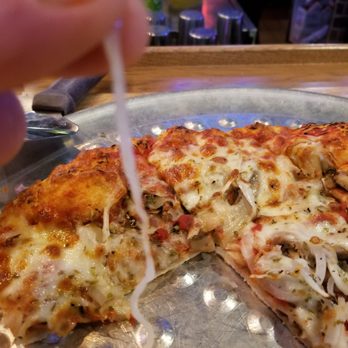Beer Barrel Pizza and Grill - The problem with this String Onion on a pizza is when you pull a piece of pizza, it yanks the cheese off the adjacent piece. Not cool. - Pizza Near Me - Maumee, Ohio Beer Barrel Pizza and Grill - The problem with this String Onion on a pizza is when you pull a piece of pizza, it yanks the cheese off the adjacent piece. Not cool. - Pizza Near Me - Maumee, Ohio