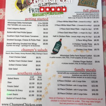 Champy's Murfreesboro - Menu - American Near Me - Murfreesboro, Tennessee