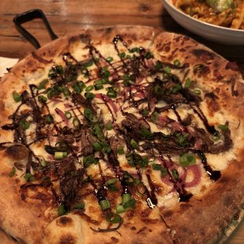d’Alba - short rib pizza - New American Near Me - Houston, Texas